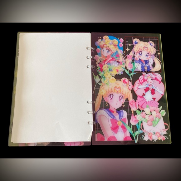 Sailor Moon Dimensional Floating Charm Journal | Refillable A5 Anime Collector - Picture 3 of 9